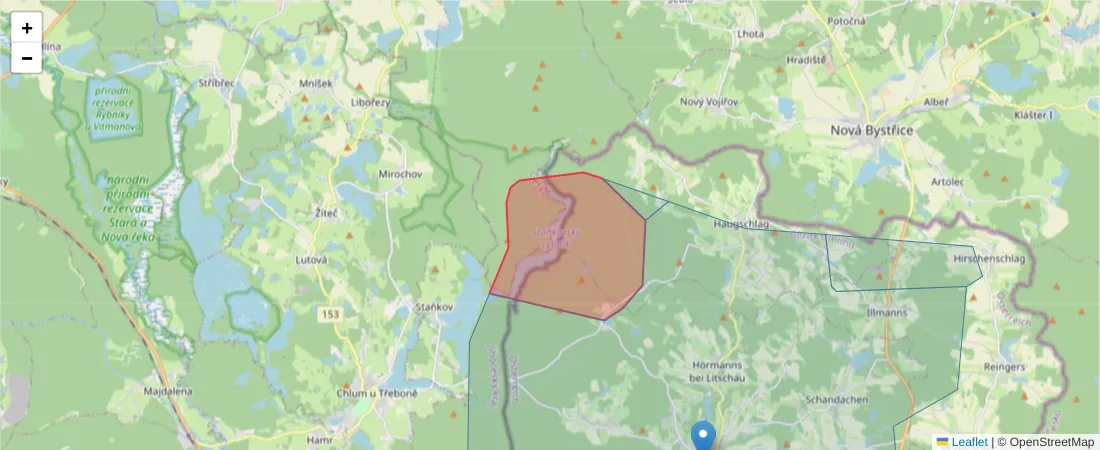 Karte des Postleitzahlen Bereichs  und der umliegenden Postleitzahlen in Deutschland